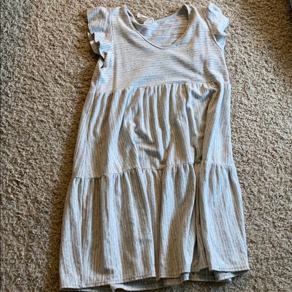 Grey mini dress